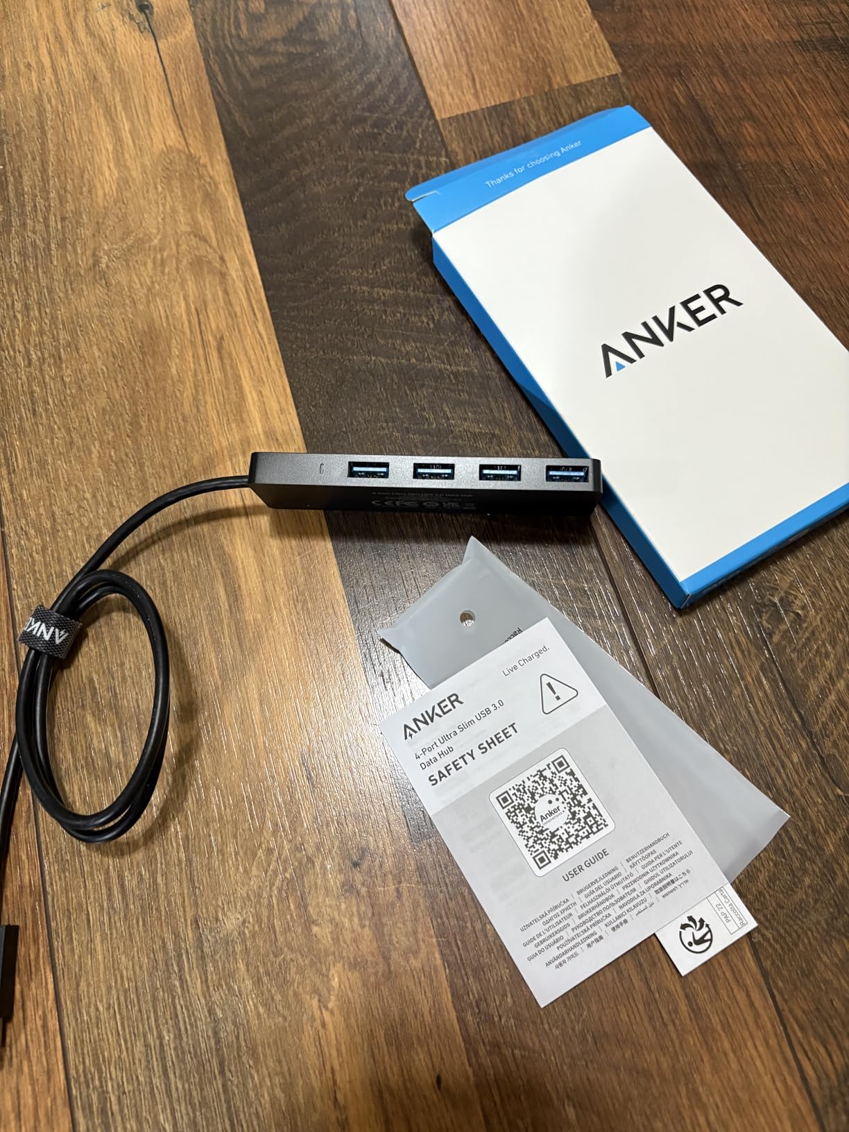 Anker USB Hub, 4-in-1 USB Splitter, 4 USB-A Ports with 5Gbps Data Transfer | Extender for USB-A Port Laptop, PC, Desktop and More (2ft USB-A Connector, Charging Not Supported) customer photo 2