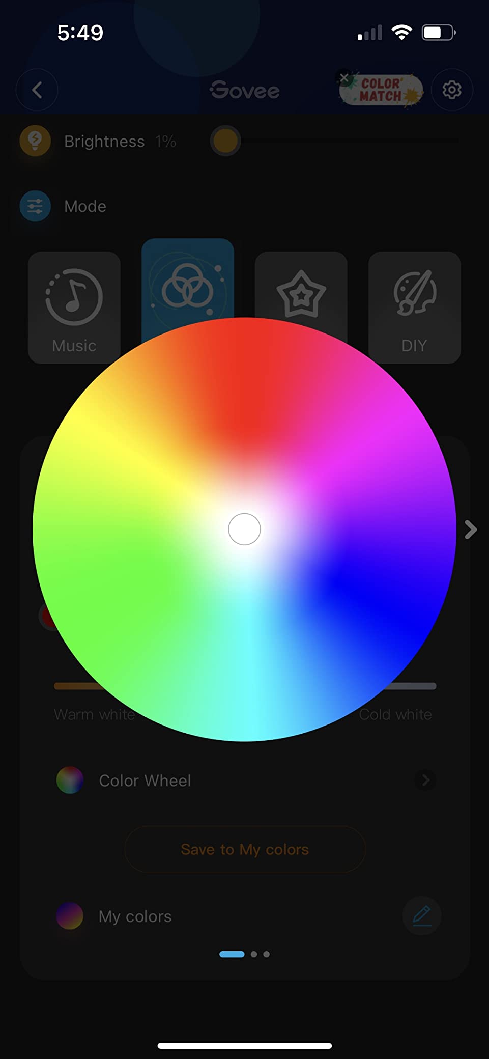 Govee Smart RGB LED Strip Lights, 16.4ft WiFi LED Strip Lighting Work with Alexa and Google Assistant, 16 Million Colors with App Control and Music Sync LED Lights for Bedroom, Home Decor customer photo 1