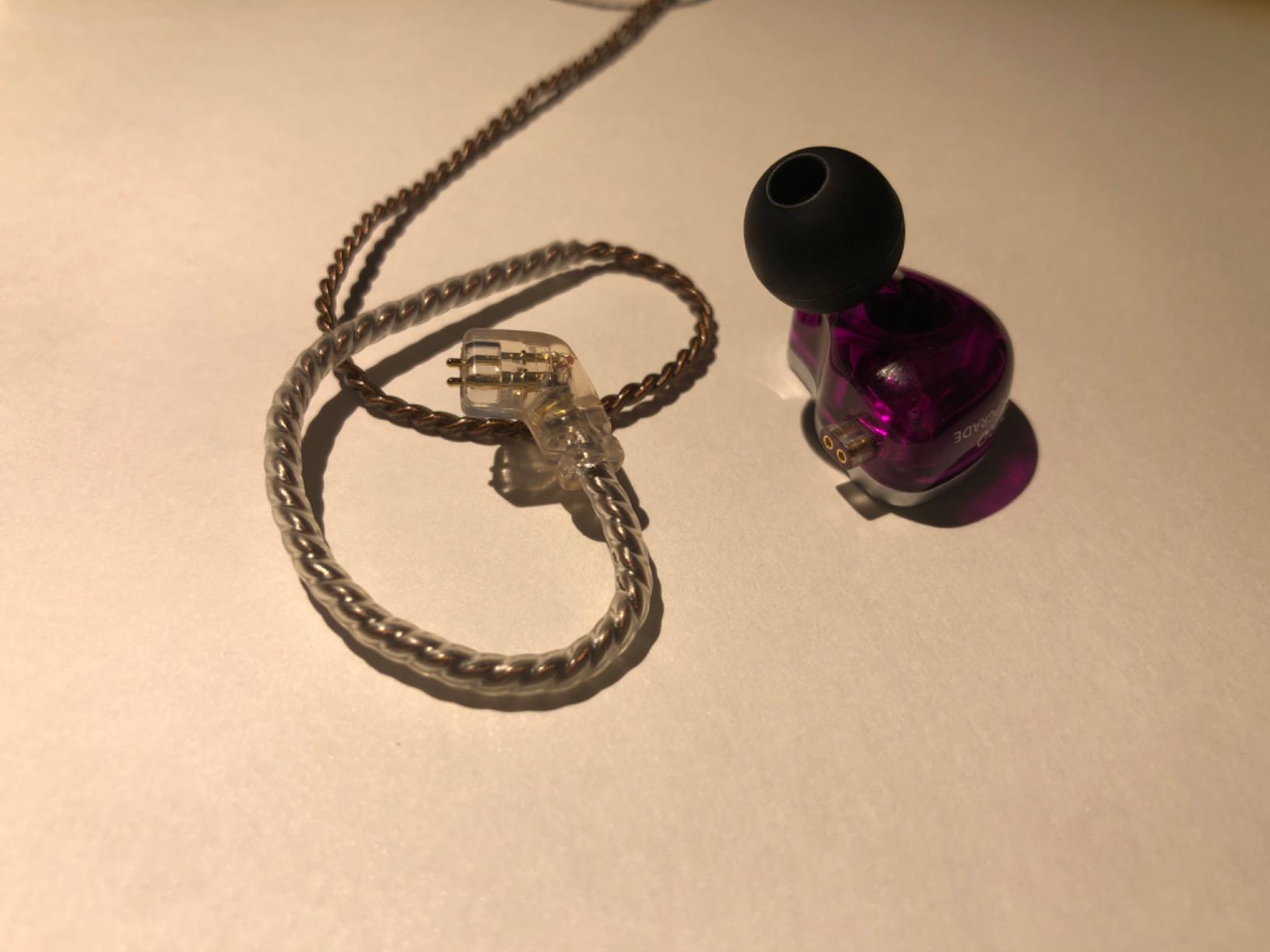 KZ ZSN Pro in Ear Monitor Headphones, 1BA 1DD Hybrid Driver Wired Gaming Earbuds, Deep Bass Sound Wired Ear buds, HiFi IEM for Gaming Music Video Calling Singer Musician Drummer DJ (without mic, Gray) customer photo 2