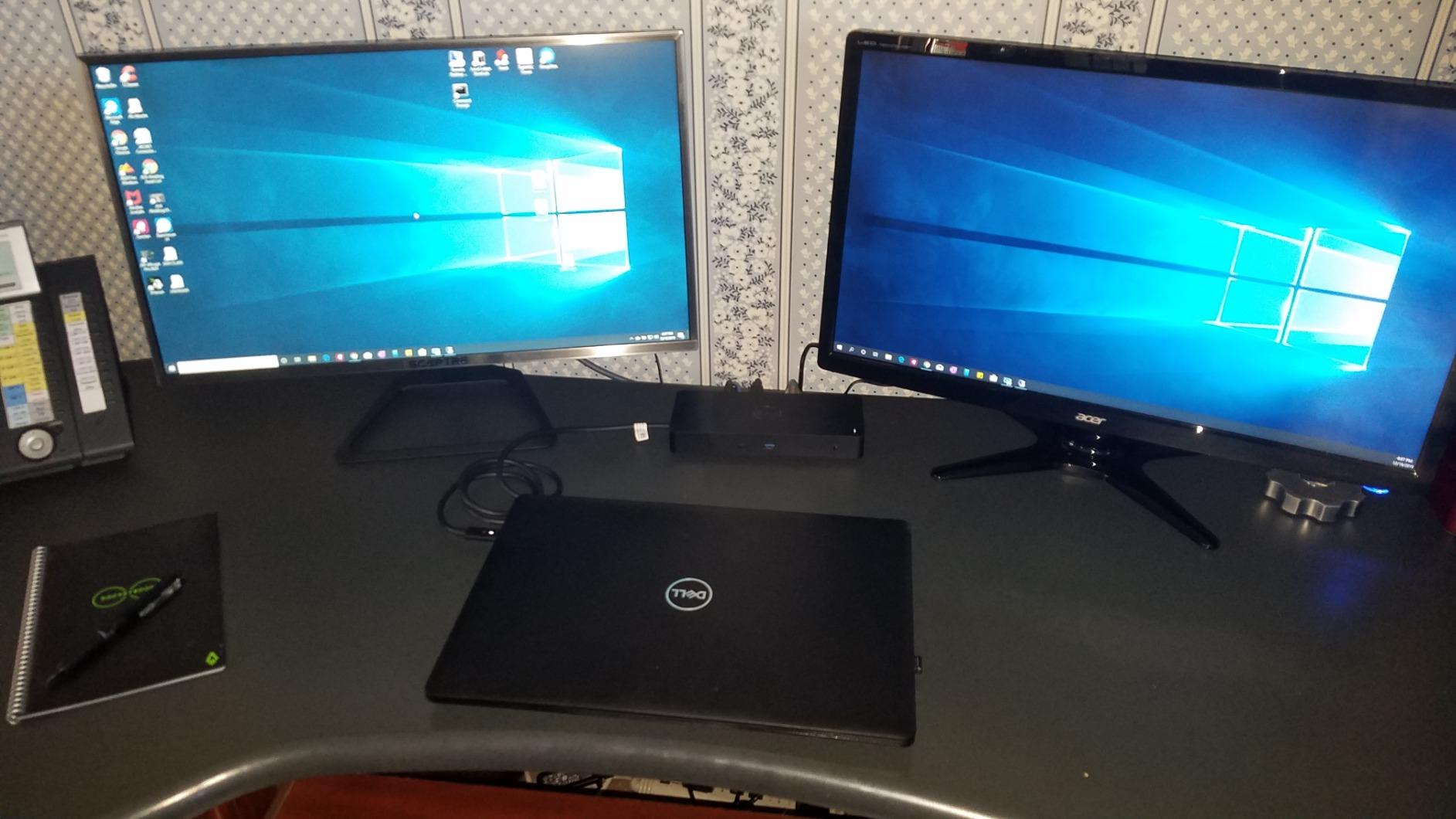 Dell WD19 180W Docking Station (130W Power Delivery) USB-C, HDMI, Dual DisplayPort, Black customer photo 1