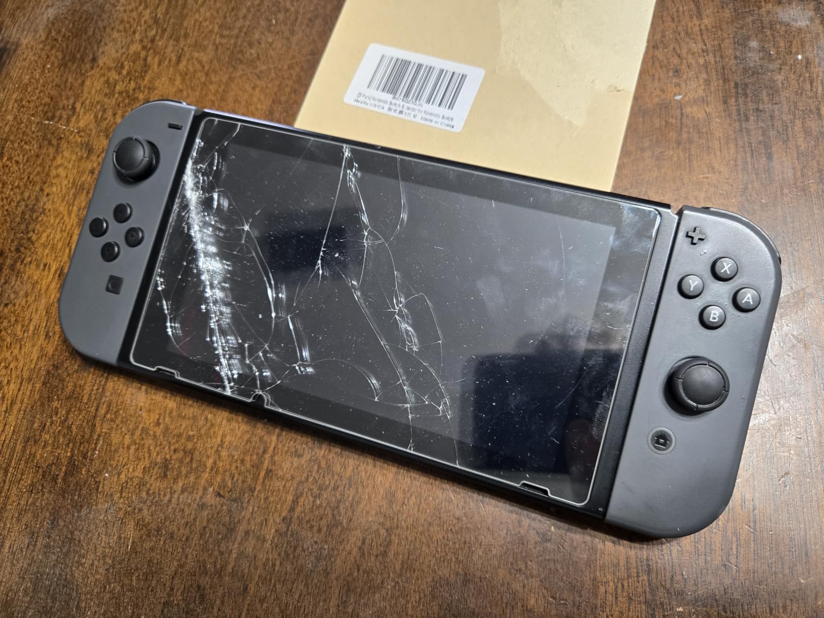 daydayup [3 Pack] Tempered Glass Screen Protector Compatible with Nintendo switch - Transparent HD Clear Anti-Scratch Screen Protector Skin Set for Nintendo Switch customer photo 1