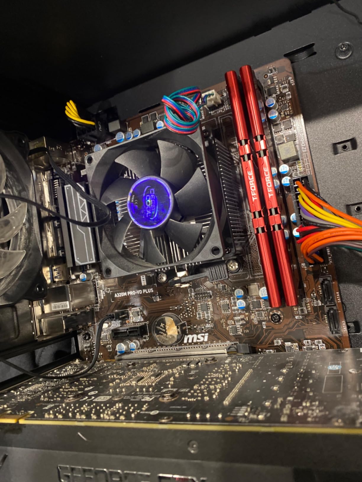 TEAMGROUP T-Force Vulcan Z DDR4 16GB Kit (2x8GB) 3200MHz (PC4-25600) CL16 Desktop Memory Module Ram (Gray) - TLZGD416G3200HC16CDC01 customer photo 1