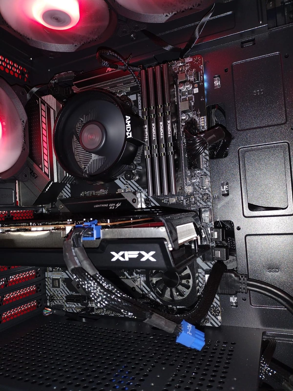 TEAMGROUP T-Force Vulcan Z DDR4 16GB Kit (2x8GB) 3200MHz (PC4-25600) CL16 Desktop Memory Module Ram (Gray) - TLZGD416G3200HC16CDC01 customer photo 2