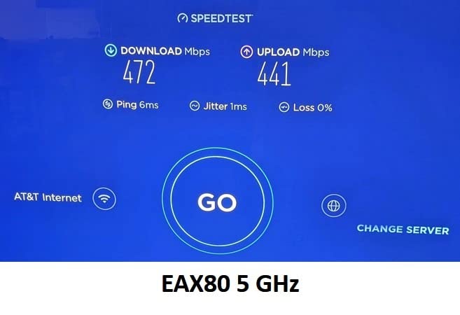 NETGEAR Nighthawk WiFi 6 Mesh Range Extender EAX80 - Add up to 2,500 sq. ft. and 30+ Devices with AX6000 Dual-Band Wireless Signal Booster & Repeater (up to 6Gbps Speed), Plus Smart Roaming customer photo 2