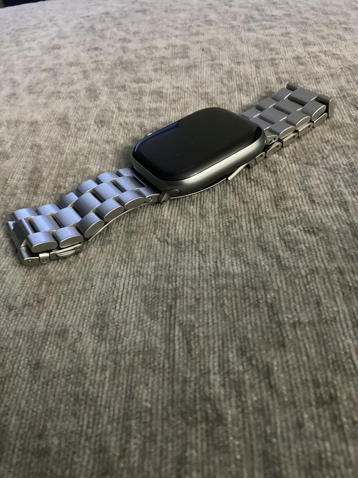 EPULY Metal Band Compatible with Apple Watch Bands for Men 49mm 46mm 45mm 44mm 42mm 41mm 40mm 38mm, Business Stainless Steel Strap for iWatch Bands Series 11 10 9 8 7 6 5 4 3 2 1, SE3 2 1, Ultra3 2 1 customer photo 2