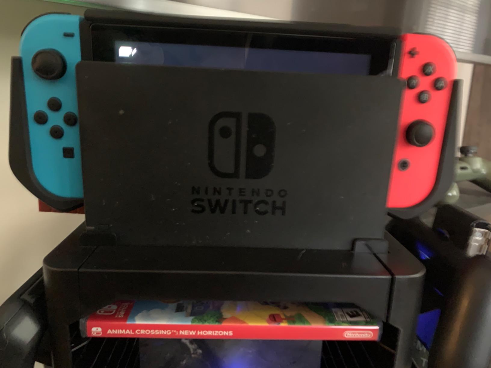 Mumba Dockable Case Compatible with Nintendo Switch 1 (2017 Release), [Blade Series] TPU Grip Protective Cover Case with Ergonomic Design and Comfort Grip (Black) customer photo 2