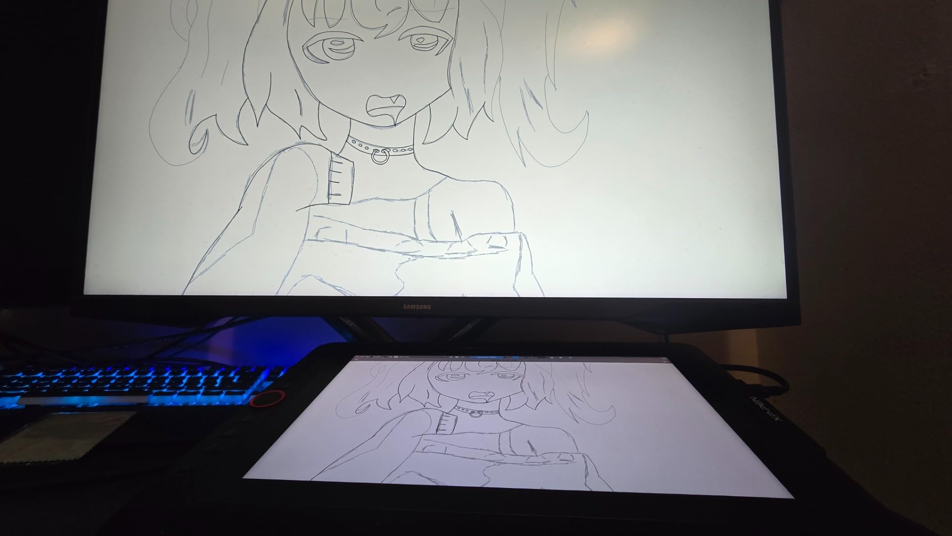 XPPen Drawing Tablet with Screen Full-Laminated Graphics Drawing Monitor Artist13.3 Pro Graphics Tablet with Adjustable Stand and 8 Shortcut Keys (16384 Levels Pen Pressure, 123% sRGB) customer photo 2