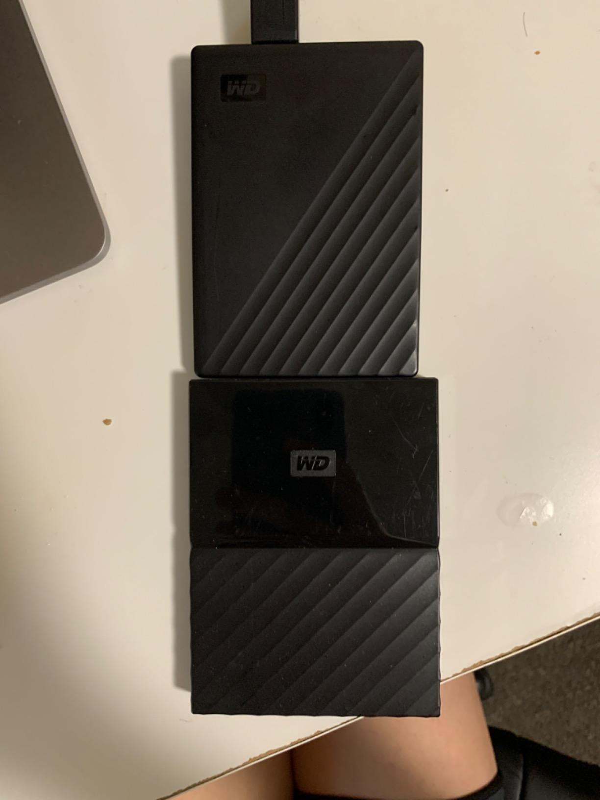WD 2TB My Passport, Portable External Hard Drive, Black, backup software with defense against ransomware, and password protection, USB 3.1/USB 3.0 compatible - WDBYVG0020BBK-WESN customer photo 2