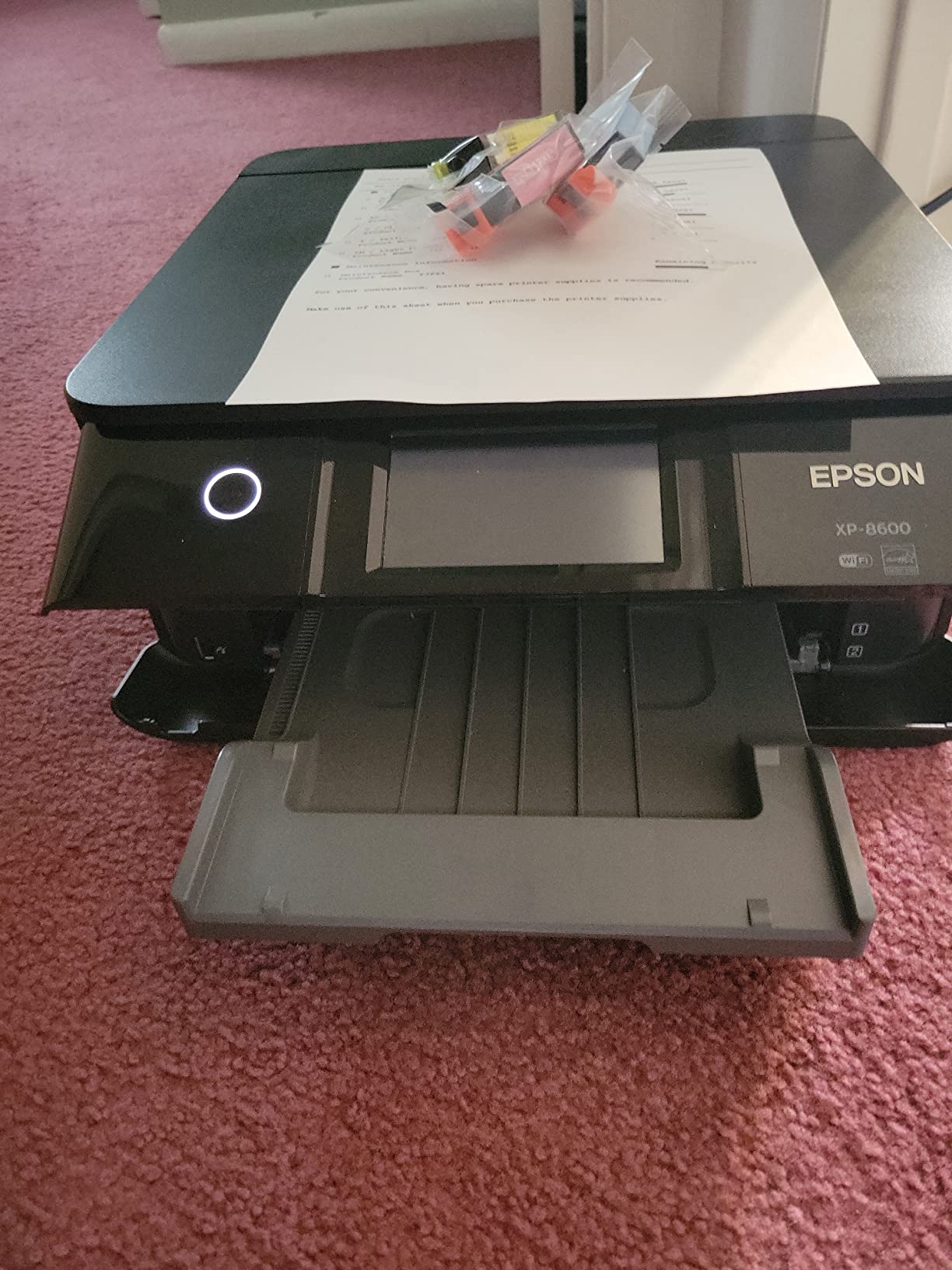 Epson Expression Photo XP-8600 Wireless Color Photo Printer with Scanner and Copier Black, Small-in-One customer photo 1