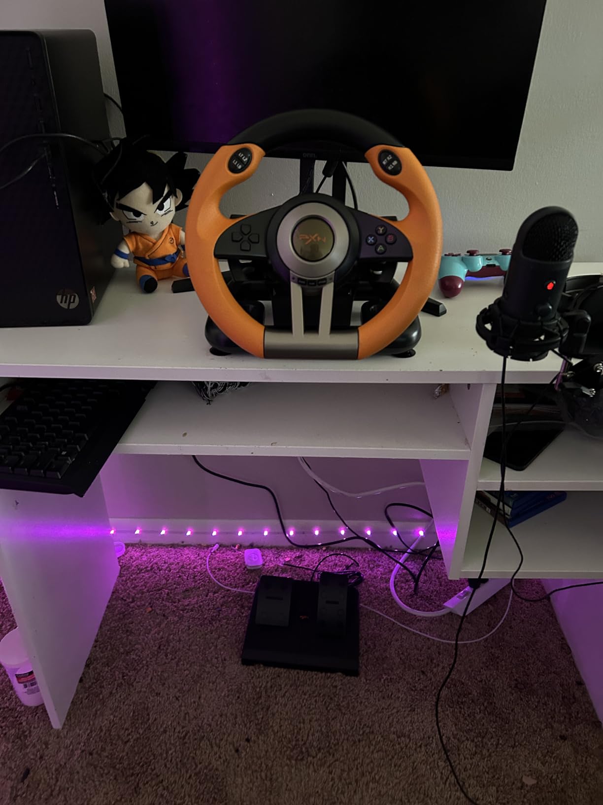 PXN V3PRO PC Racing Wheel Simulator with Pedals for PC, PS3, PS4, Nintendo Switch, Xbox customer photo 1