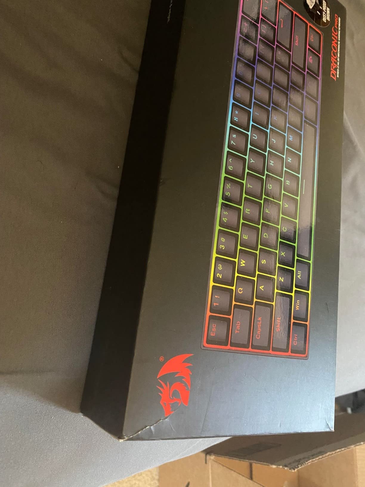 Redragon K530 Pro Draconic 60% Wireless RGB Mechanical Keyboard, BT/2.4Ghz/Wired 3-Mode 61 Keys Compact Gaming Keyboard w/Hot-Swap Socket, Free-Mod Plate Mounted PCB & Tactile Brown Switch customer photo 2