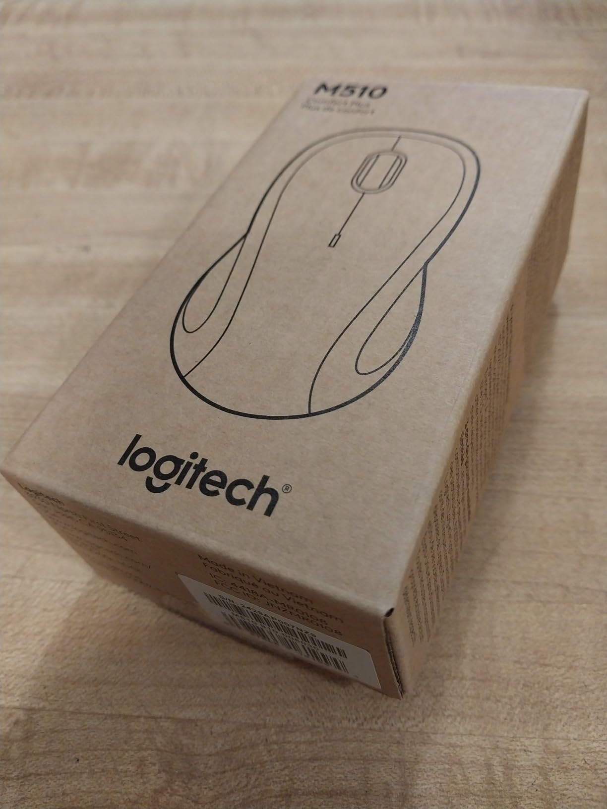 Logitech M510 Full Size Ambidextrous 2.4 GHz Wireless Mouse | 2.4 GHz USB-A Nano Receiver, tilt-to-scroll function, 2-year battery life, Windows Mac Linux compatible, certified for Chrome customer photo 2