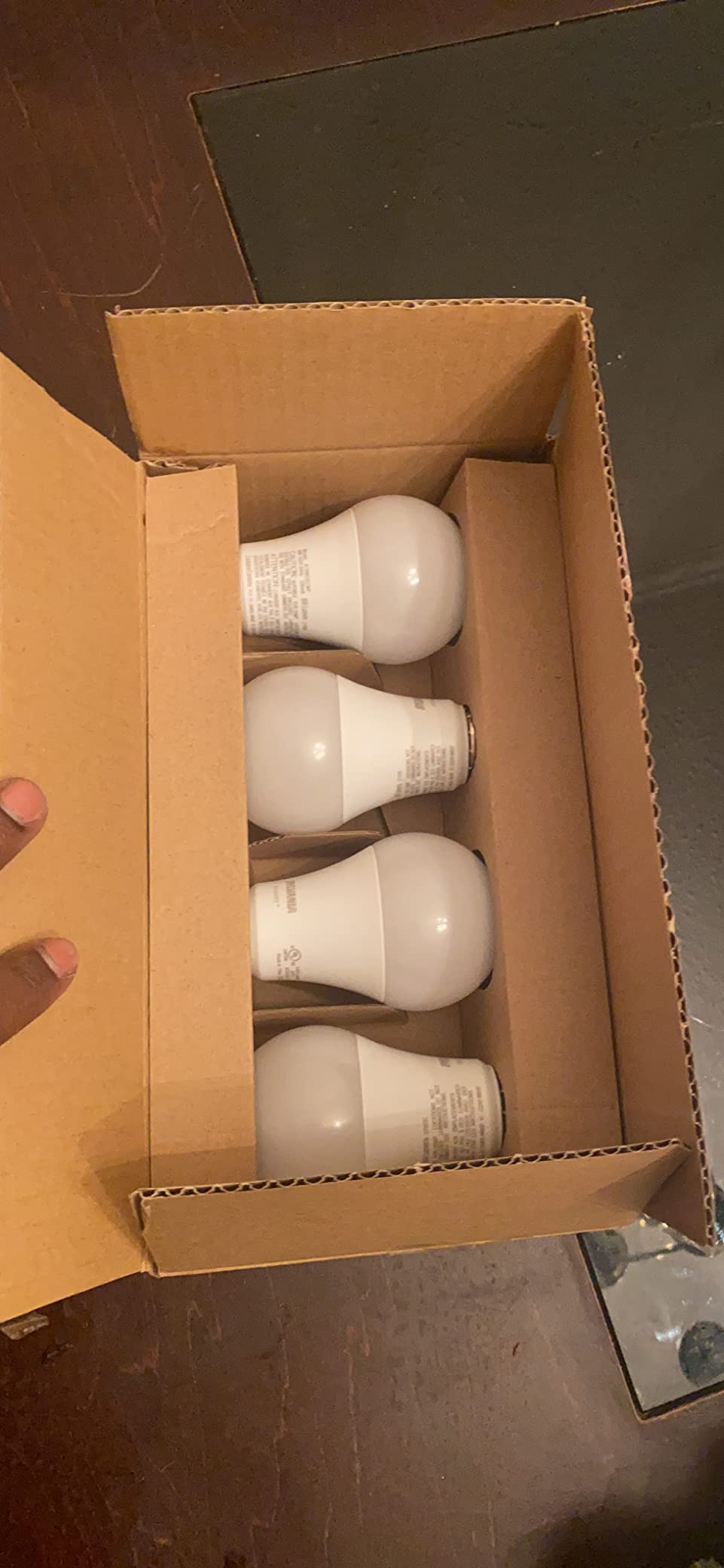 SYLVANIA Wifi LED Smart Light Bulb, A19, 60W, Soft White, Compatible with Alexa and Google Home Only - 4 Pack (75672) customer photo 2