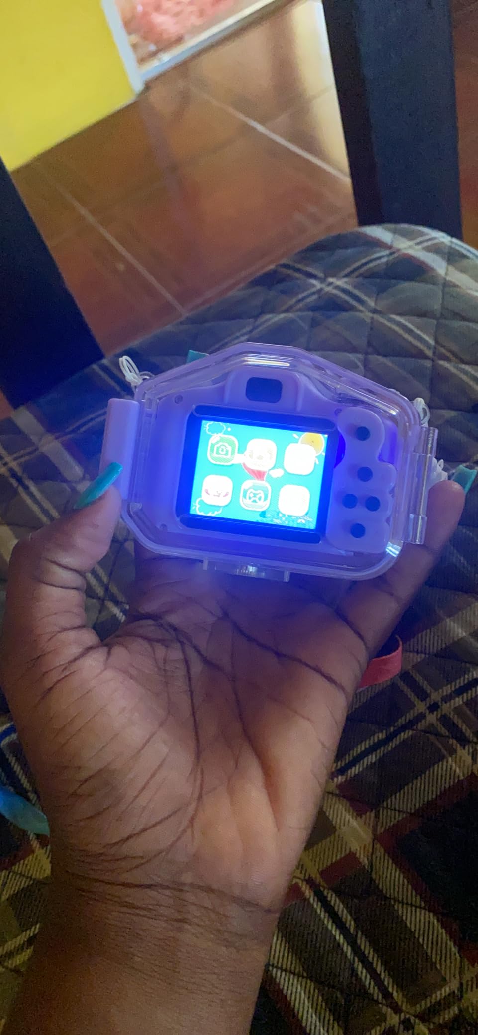 DEKER Kids Waterproof Camera, Underwater HD Digital Camcorder, Green | Mini Action Toys, Christmas Birthday Gifts for Toddler Boys Girls 3-12, Ideal for Summer Beach Pool Camp Travel, 32GB card customer photo 2