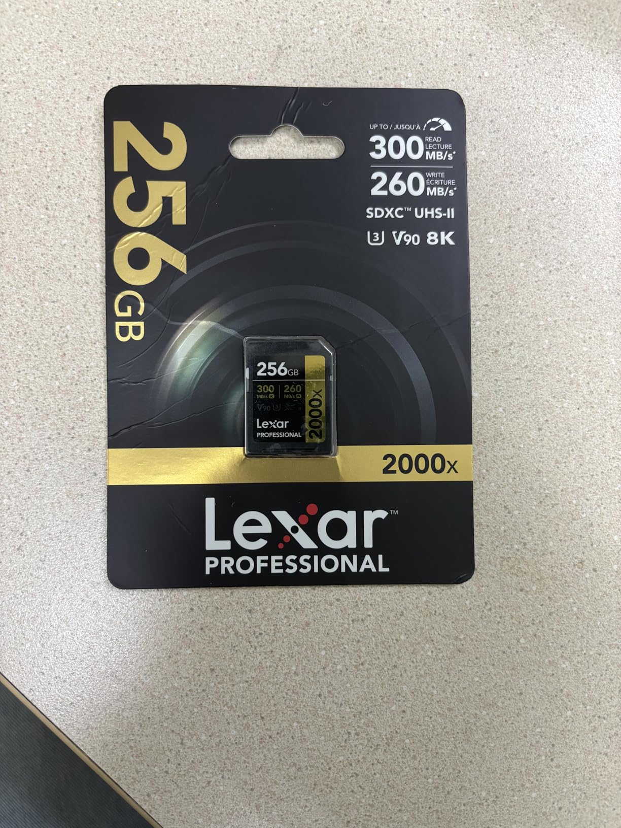 Lexar 128GB 2000x SD Memory Card, 300MB/s Read, 8K, V90, U3, UHS-II | Up to 300MB/s read, Up to 260MB/s write, UHS-II, V90, U3, Class 10, 8K video, Full HD video customer photo 1