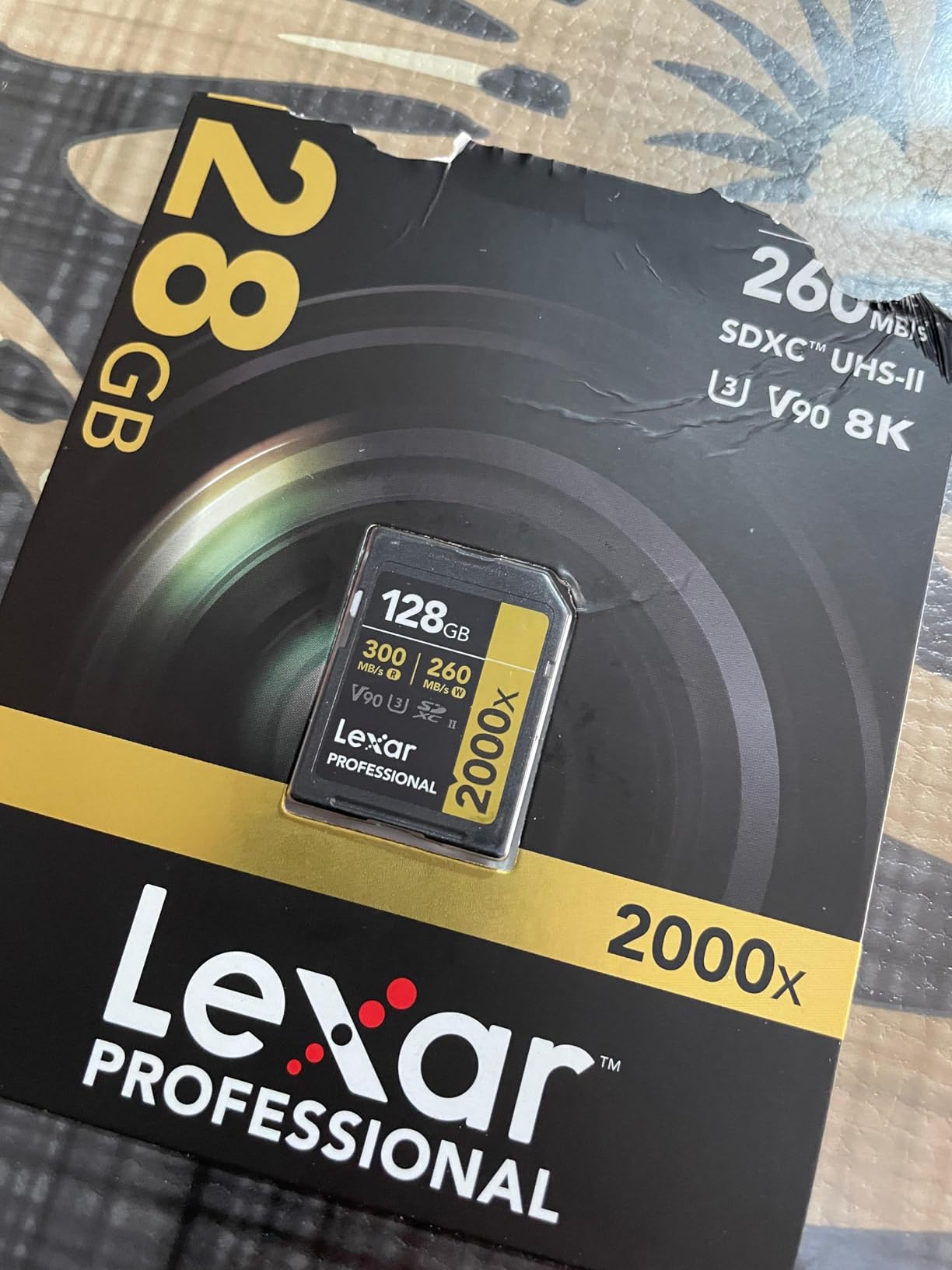 Lexar 128GB 2000x SD Memory Card, 300MB/s Read, 8K, V90, U3, UHS-II | Up to 300MB/s read, Up to 260MB/s write, UHS-II, V90, U3, Class 10, 8K video, Full HD video customer photo 2
