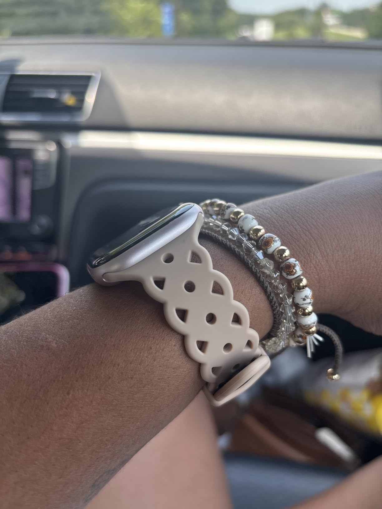 Sport Band Compatible with Apple Watch Bands 49mm 46mm 45mm 44mm 42mm 41mm 40mm 38mm, Soft Silicone Replacement Strap with Classic Clasp for iWatch Series 11 10 9 8 7 6 5 4 3 2 1 SE Ultra Women Men customer photo 1