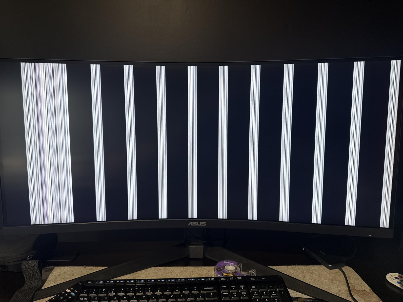 ASUS TUF VG34VQL1B 34 Inch Curved Gaming Monitor - WQHD (3440x1440), 165Hz, 1ms, Extreme Low Motion Blur, FreeSync Premium customer photo 2