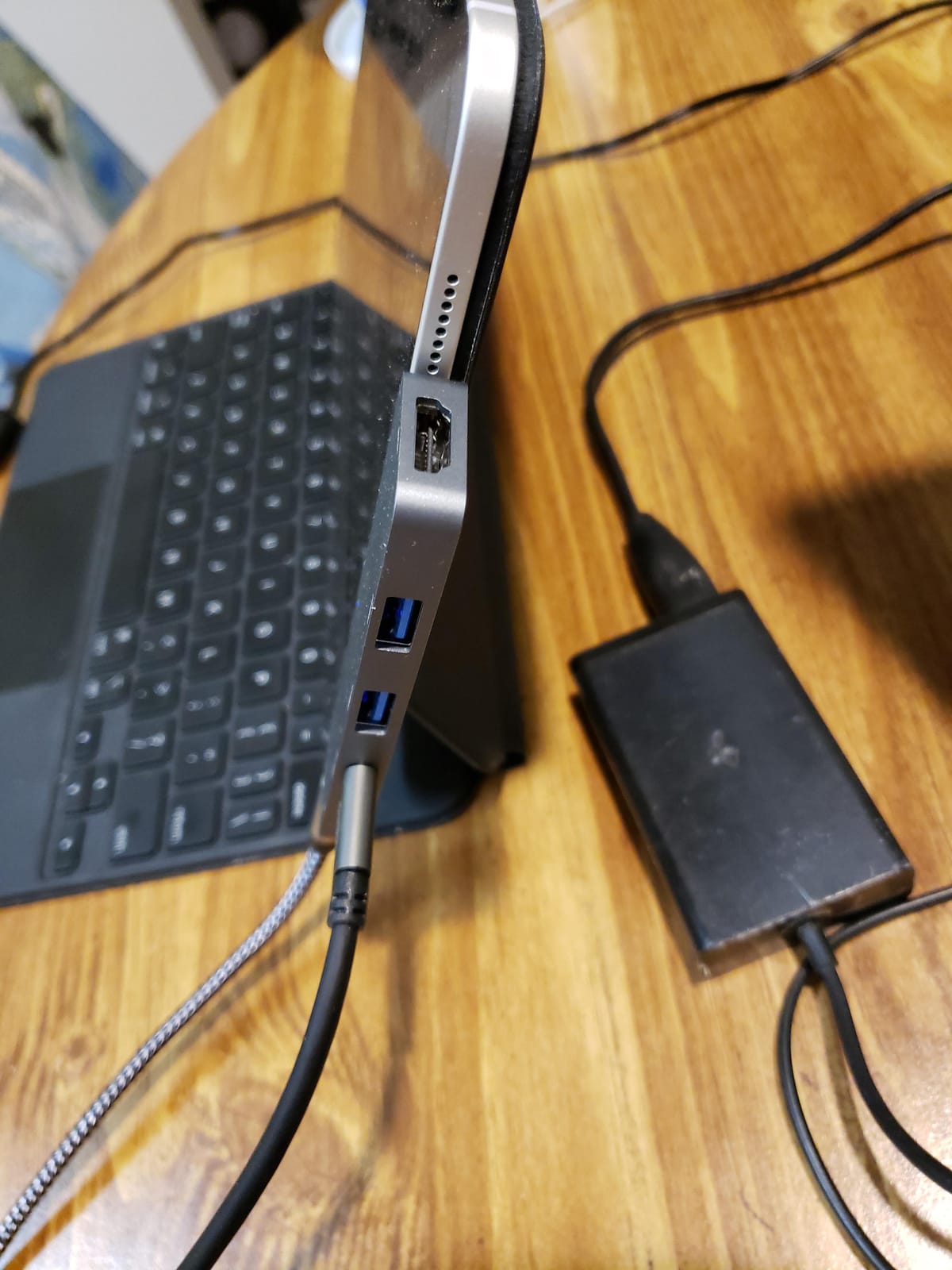 USB C HUB for iPad Pro, Adapter for iPad Air, iPad Pro Hub Docking Station with 4K HDMI,3.5mm Headphone Jack,2 USB3.0 Ports,USB C PD Charging&Data, for iPad mini M4 M2 11 12.9 13 inch Accessories customer photo 1
