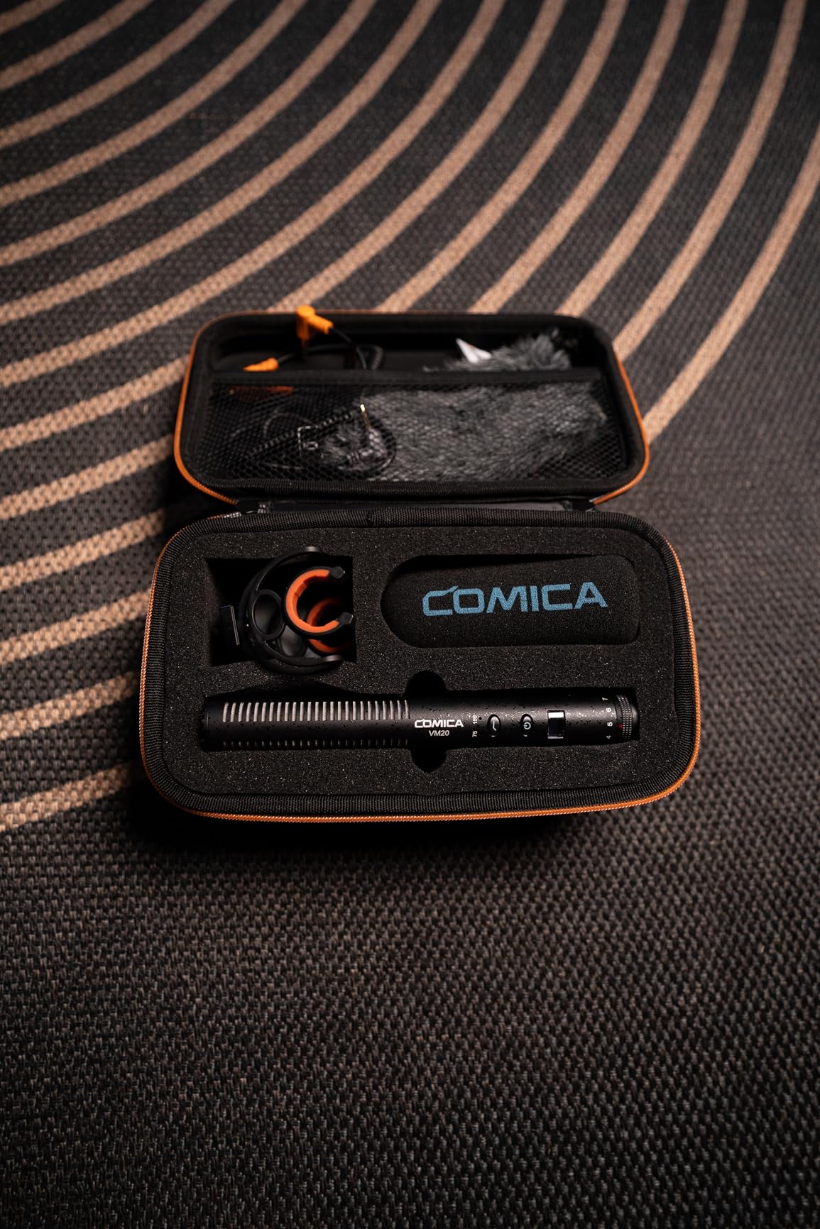 COMICA VM20 Professional Shotgun Microphone for iPhones, Androids, Cameras | Super Cardioid, 60H Working Time, OLED Display, 75/150HZ Low Cut Filters, Video Mic for Vlogging Film Interview Video Record customer photo 2