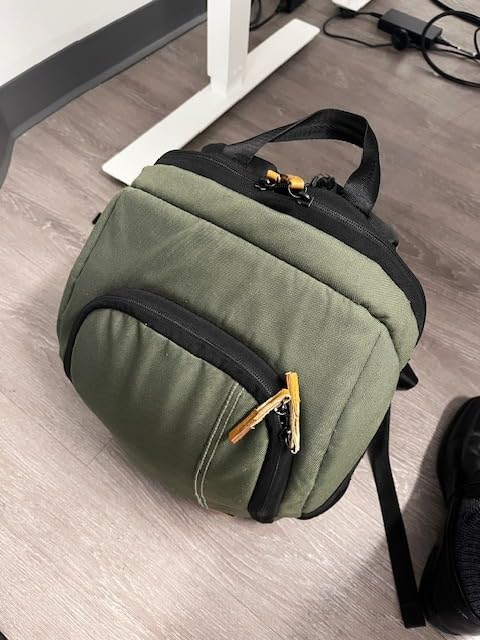 TARION Camera Backpack for Photographers Compact 15L, TB04 Green | 15 Inch Laptop Compartment, Side Access Quick Draw, Anti-theft Hidden Pocket, Tripod Holder, Rain Cover, Travel-Friendly customer photo 1