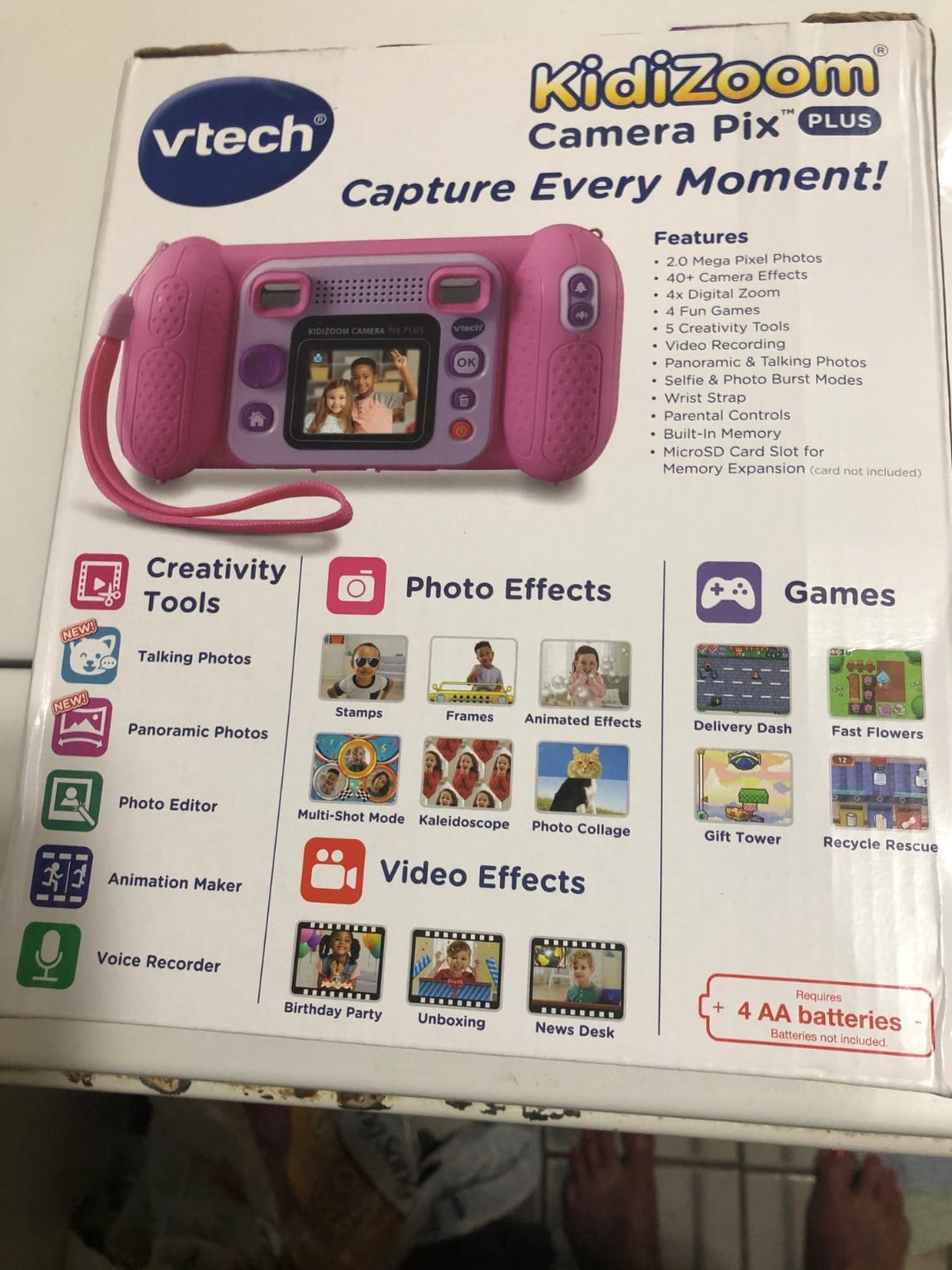 VTech KidiZoom Camera Pix Plus, Pink customer photo 2