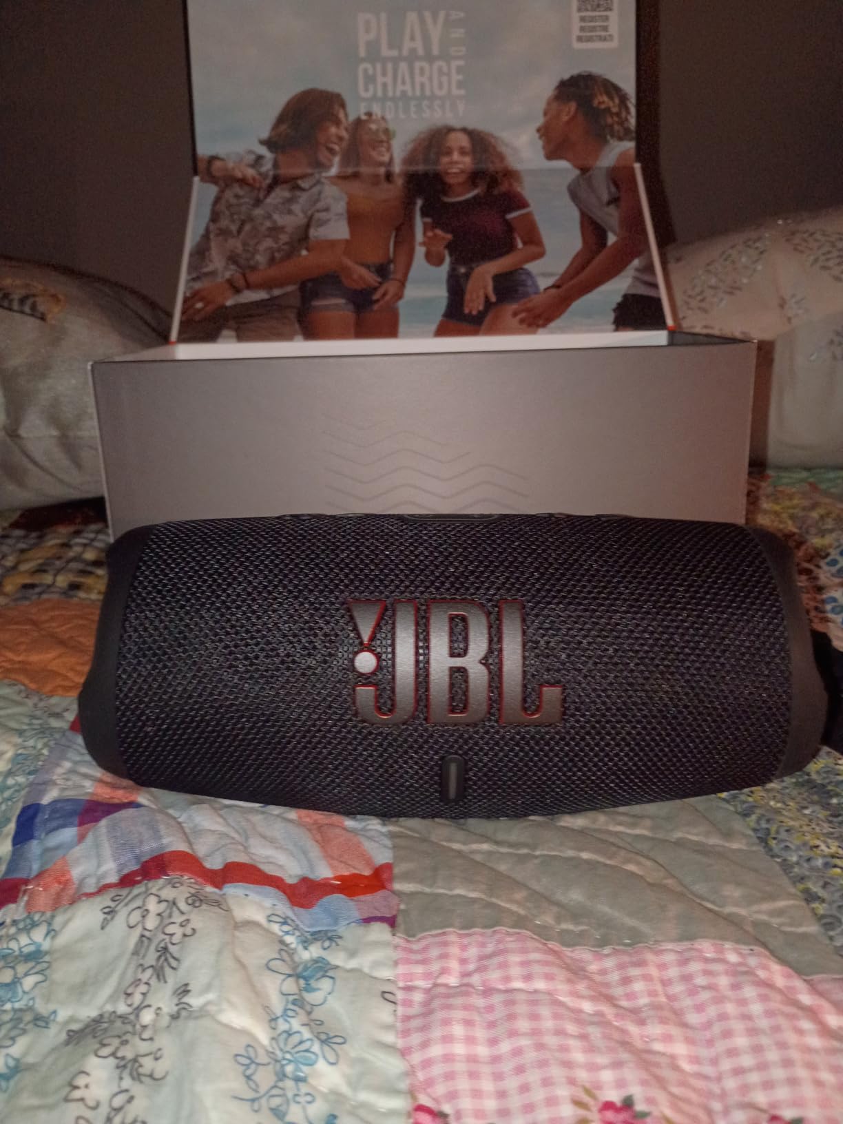 JBL Charge 5 - Portable Waterproof Speaker - Black customer photo 1