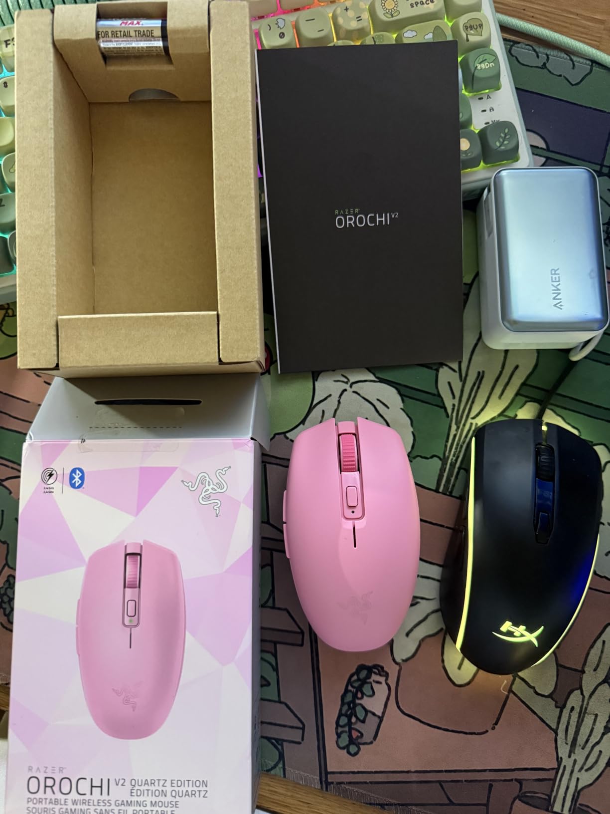 Razer Orochi V2 Wireless Gaming Mouse, 950 Hr Battery, Black | 60g Lightweight & Portable, Bluetooth & 2.4Ghz Wireless Connectivity, 18K DPI, AA or AAA Battery, Compatible with PC & Mac customer photo 2