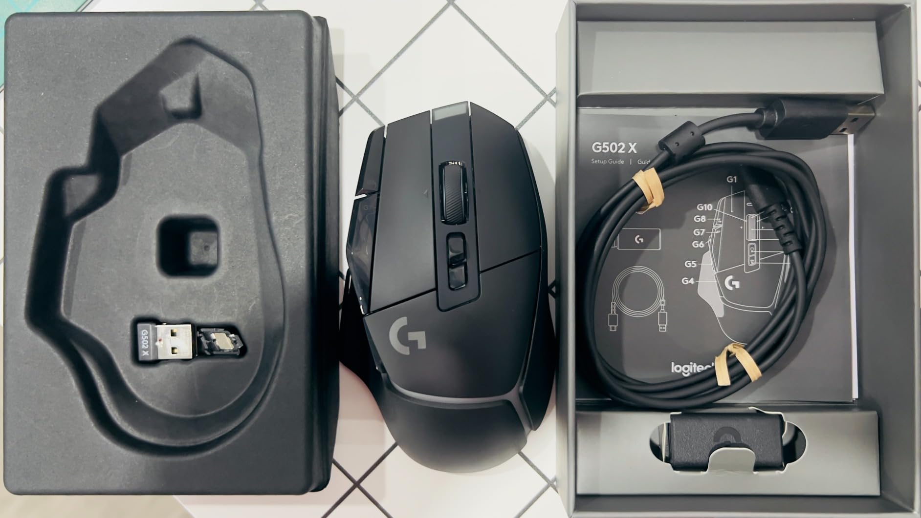 Logitech G502 X Plus Wireless RGB Gaming Mouse - Black customer photo 1