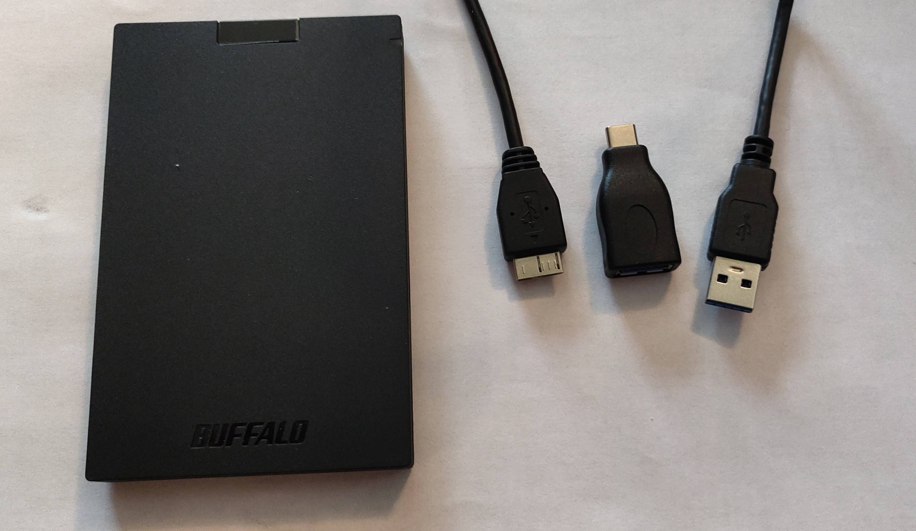 BUFFALO External SSD 1TB - Compatible with PS4 / PS5 / Windows/Mac - USB-C - USB-A - USB 3.2 - External Solid State Drive - SSD-PG1.0U3B customer photo 2
