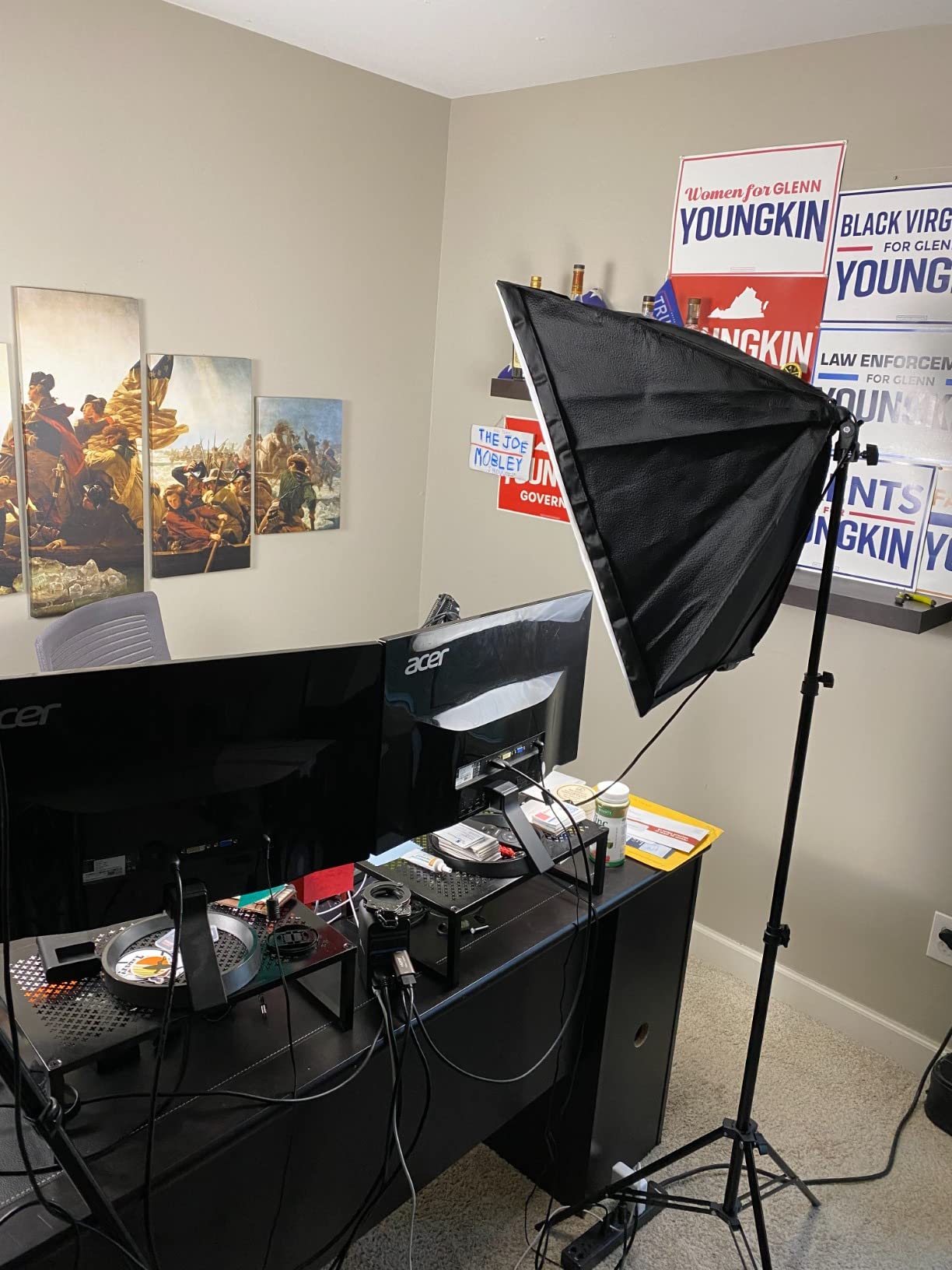 MOUNTDOG Softbox Lighting Kit, 2x19.7