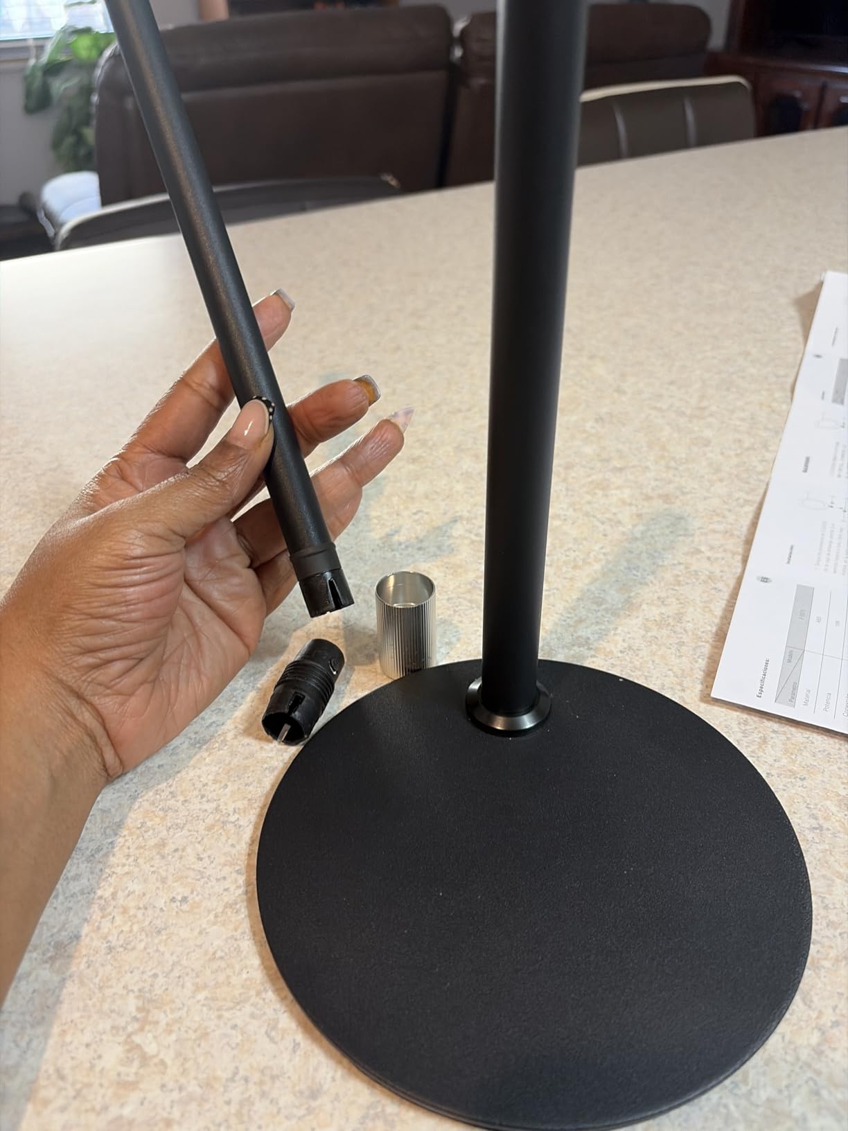 Desk Ring Light with Stand for Computer, Desk Light for Video Recording | 10.5