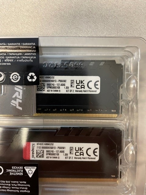 Kingston FURY Beast 32GB (2x16GB) 3200MT/s DDR4 CL16 Desktop Memory Kit of 2 customer photo 1