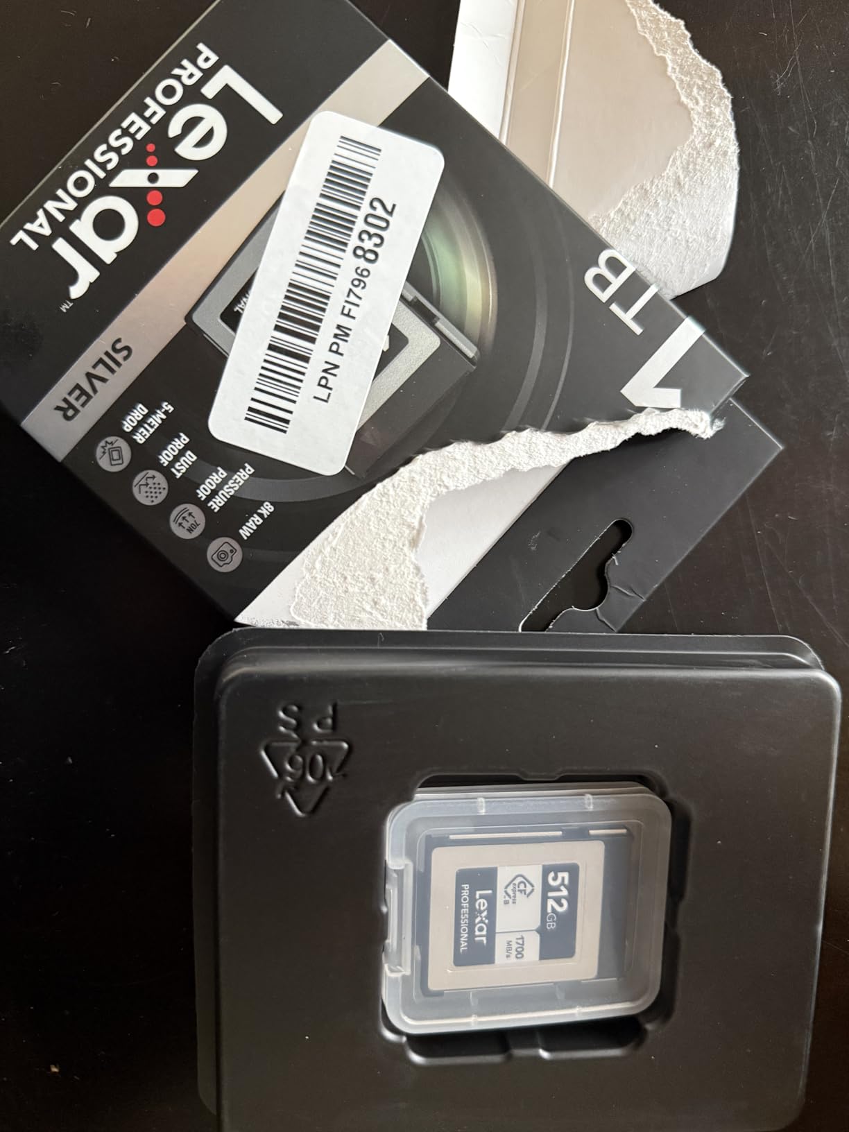 Lexar 128GB CFexpress Type B Silver 2.0 Card, 1750/1300 MB/s, 8K Video | Compatible w/ Cinema Cameras, DSLRs, For Photographers, Videographers, Backwards-compatible w/ XQD Cameras, LCXEXSL128G-RNENG customer photo 1