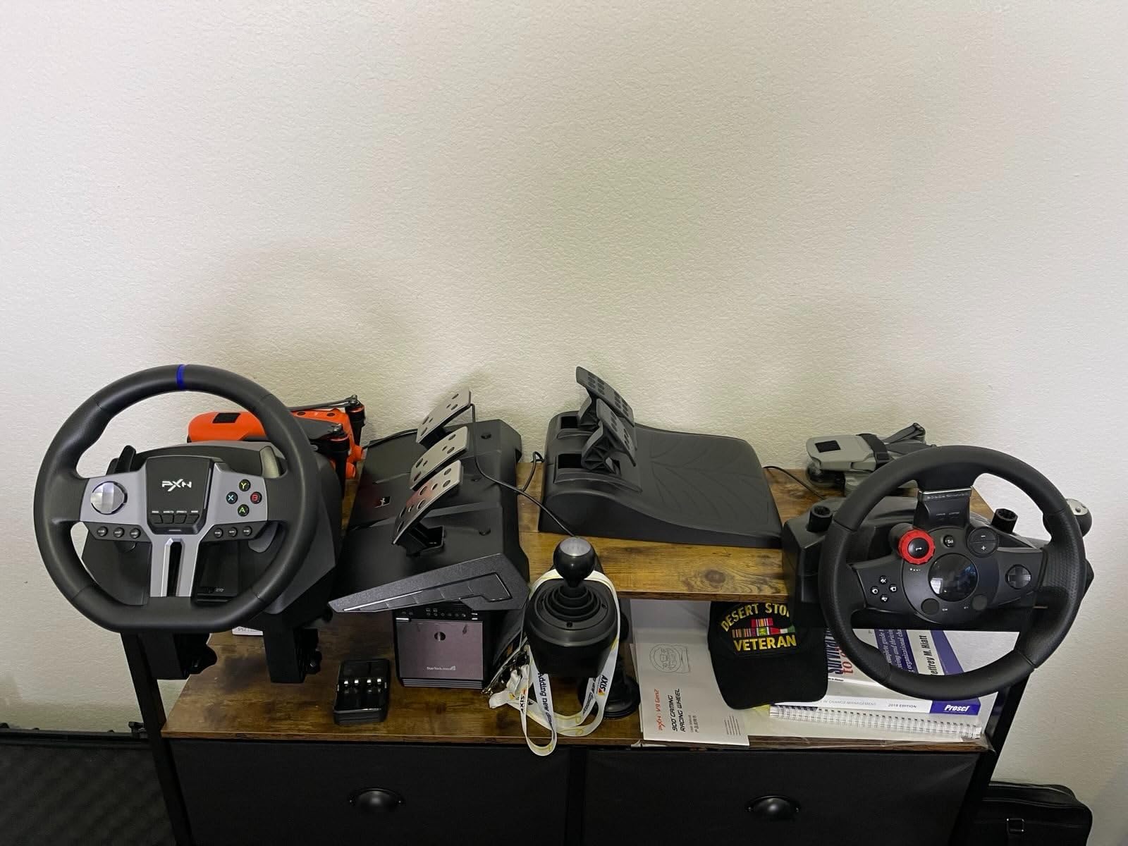 SUBSONIC Racing SV450 Gaming Steering Wheel for Switch, PS4, Xbox & PC - 180 degree with Pedals customer photo 1