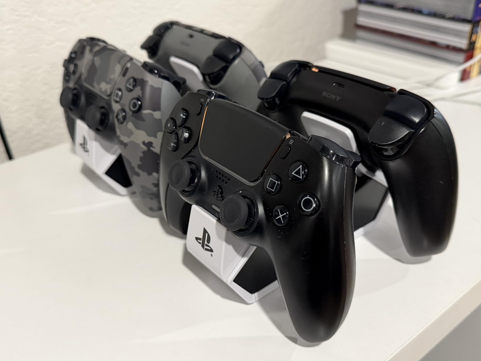 PowerA Twin Charging Station for Dualsense Wireless Controllers, Dualsense Controller Charging, Charge, Sony PlayStation, PS5, Officially Licensed - PlayStation 5 customer photo 2