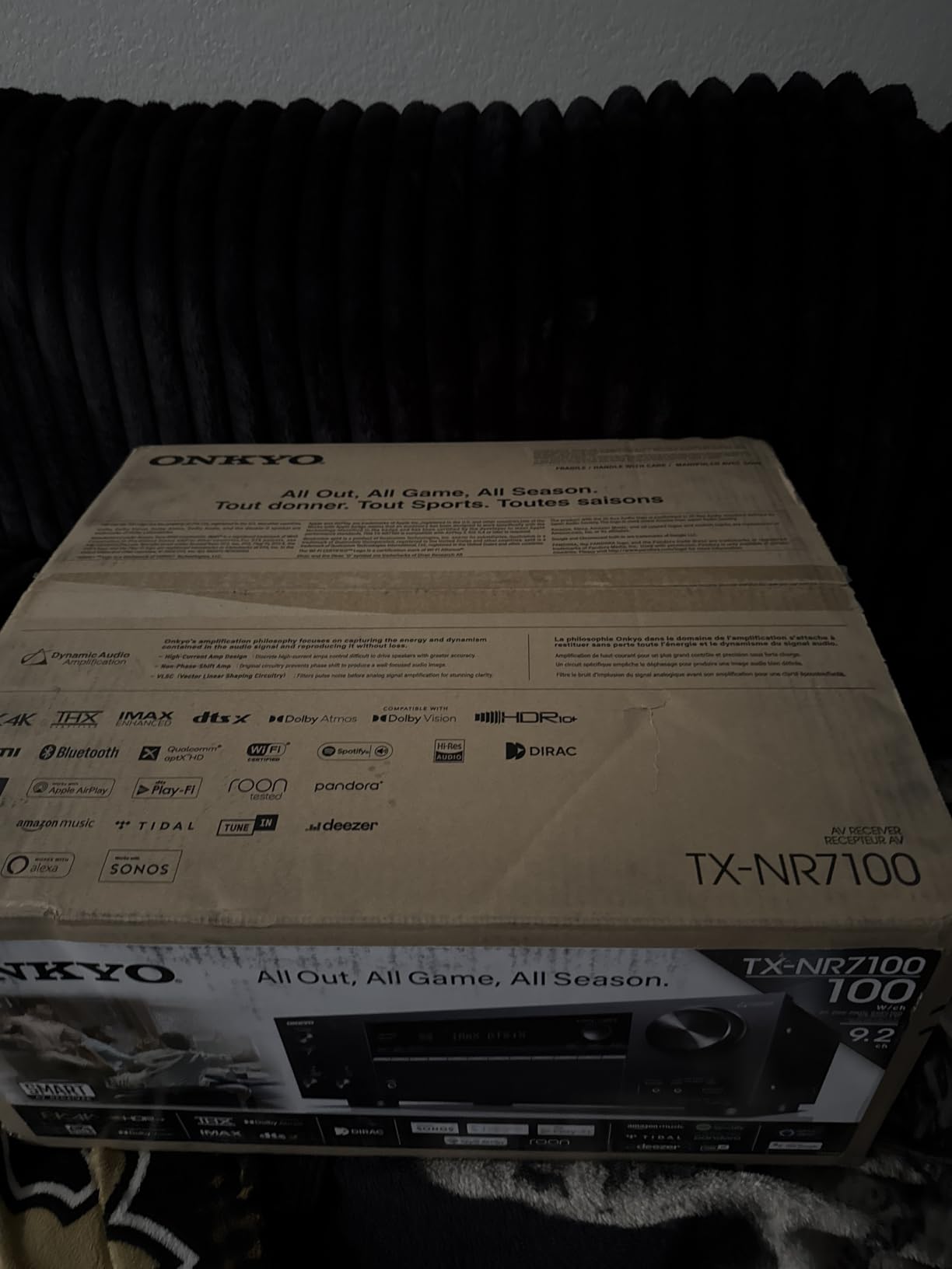 TX-NR7100 9.2-Channel THX Certified AV Receiver | 100 Watts Per Channel, Dirac Live Out of Box, Works with Sonos Certified customer photo 2