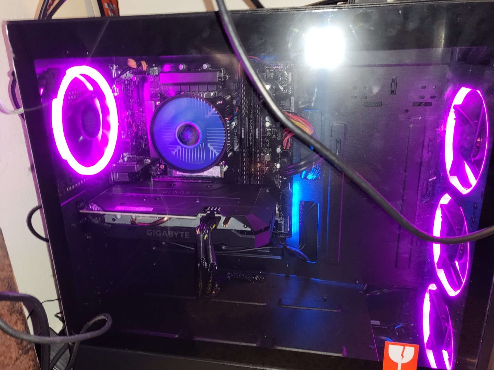 CYBERPOWERPC Gamer Xtreme VR Gaming PC, Intel Core i5-11400F 2.6GHz, 8GB DDR4, GeForce RTX 2060 6GB, 500GB NVMe SSD, WiFi Ready & Win 11 Home (GXiVR8060A11) customer photo 1