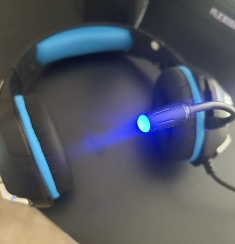 Tatybo Gaming Headset for PS5 PC, Noise Canceling Mic, RGB, Black Blue | Over Ear, Deep Bass Stereo Sound for FPS, Battle Royale, Lightweight Headset for Xbox, PS4, Mobile, Nintendo, 3.5mm devices customer photo 1