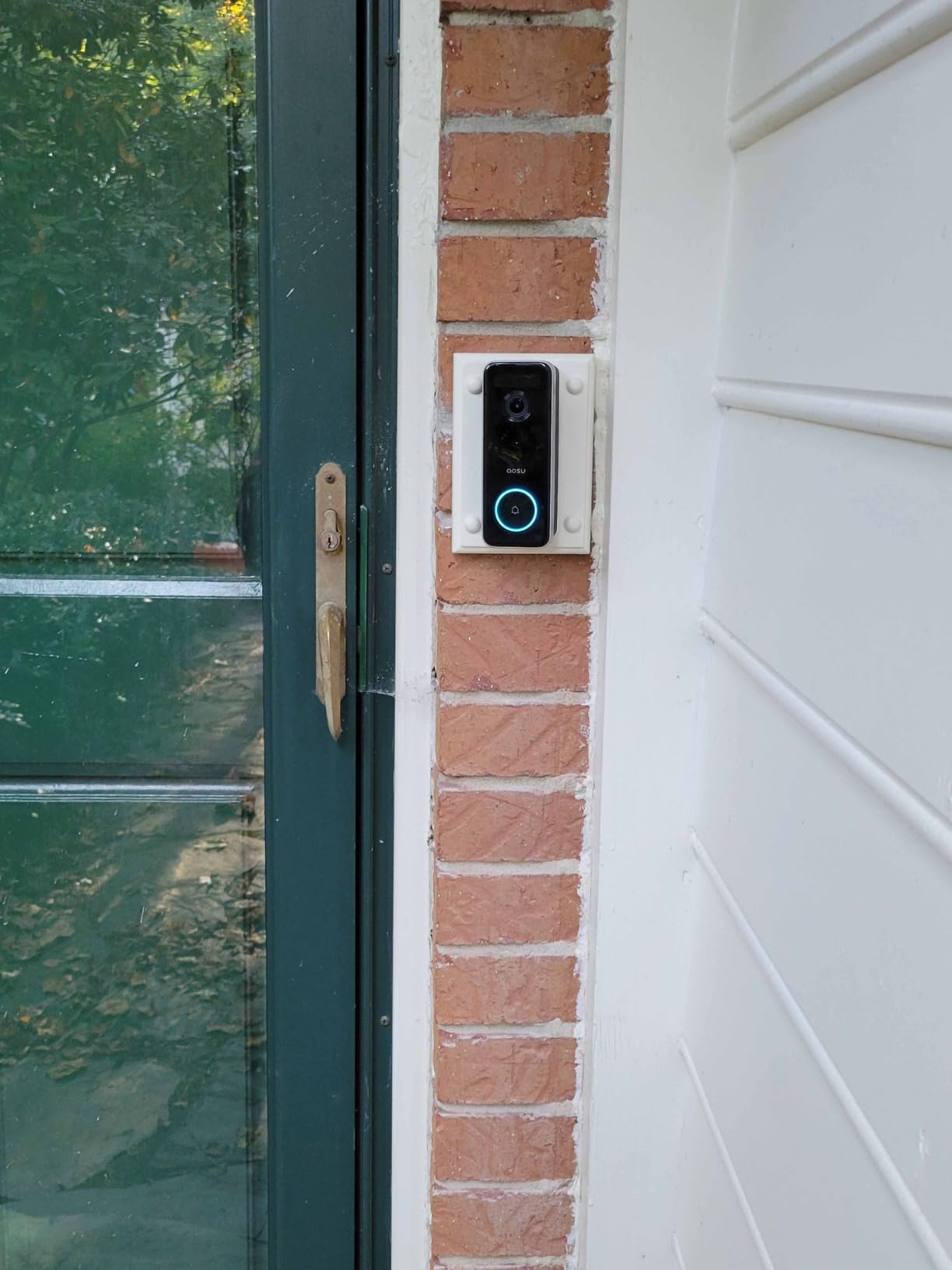 aosu 5MP Ultra HD Wireless & Wired Video Doorbell Camera | 8GB Local Storage, Head-to-Toe View, Triple Motion Detection, 2.4/5 GHz WiFi, Alexa & Google Compatible customer photo 1