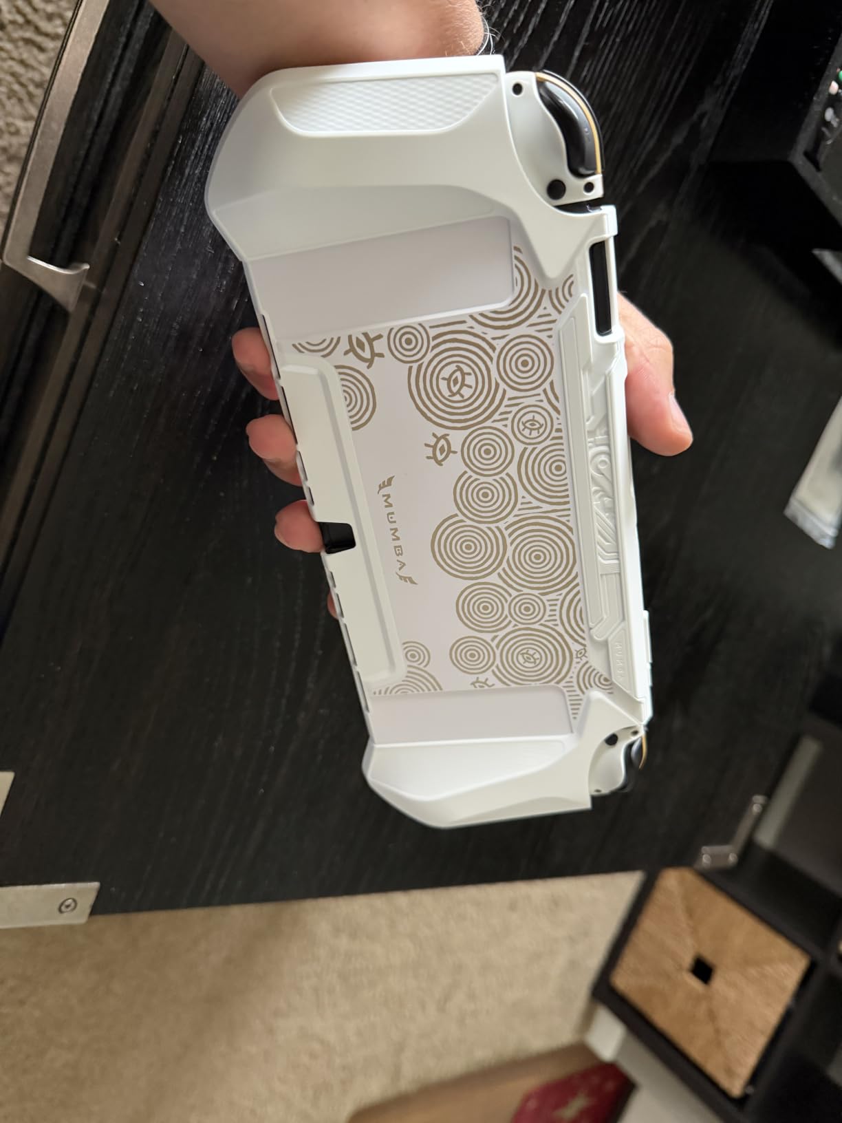 Mumba Dockable Case for Nintendo Switch OLED 2021, Blade Series TPU Grip Protective Cover customer photo 1
