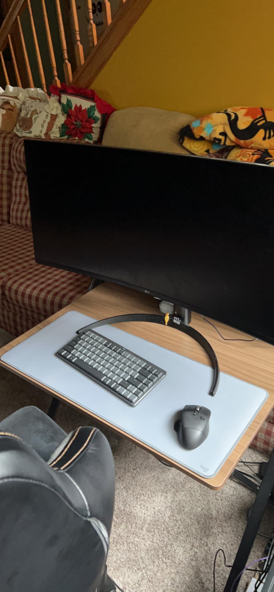 Logitech MX Mechanical Mini Mac Wireless Keyboard Low-Profile - Space Grey | Tactile quiet mechanical switches, Smart backlit keys, Bluetooth pairs with 3 devices, USB-C rechargeable, 15 days customer photo 1