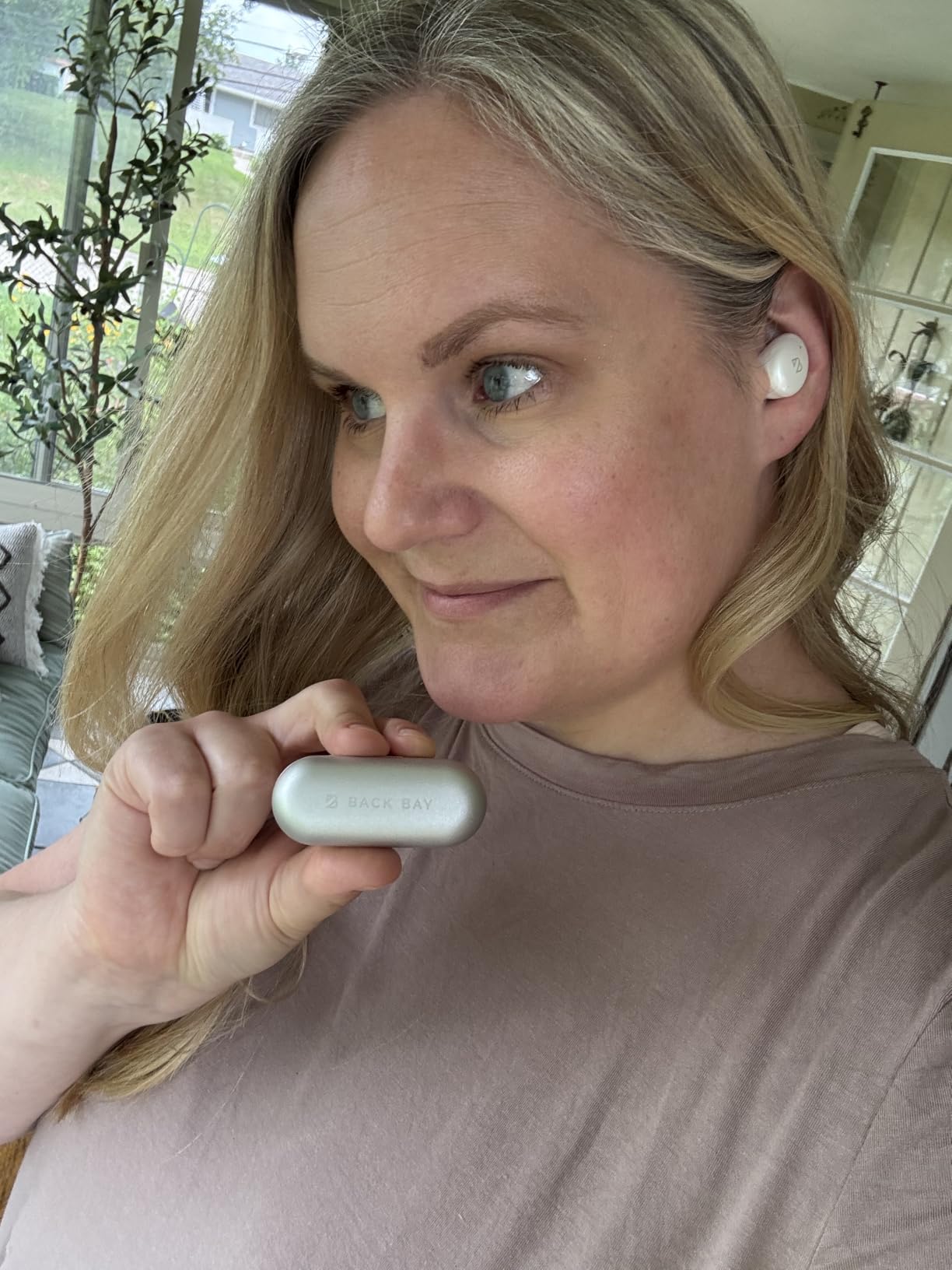 Back Bay Audio Mini Wireless Earbuds for Small Ears, Award-Winning Sound, Sweatproof Bluetooth Earbuds, Deep Bass, Tech Fitness Gifts for Men, Comfortable Bluetooth Ear Buds for Women customer photo 1