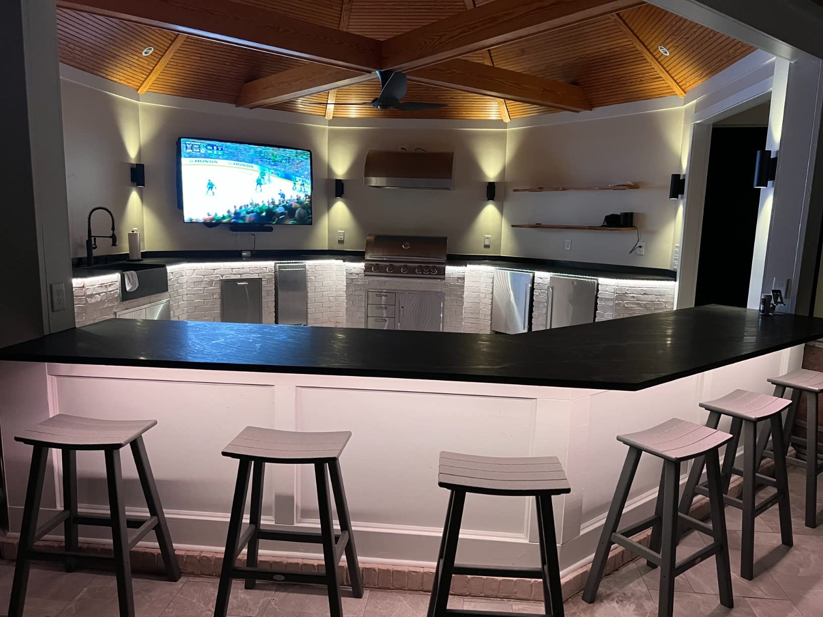 Kasa Smart LED Light Strip, 50 Color Zones RGBIC, 16.4ft Wi-Fi LED Strip Works w/ Alexa, Google Home & SmartThings, High Brightness, 16M Colors, PU Coating, Trimmable, 2 Yr Warranty (KL420L5) customer photo 1