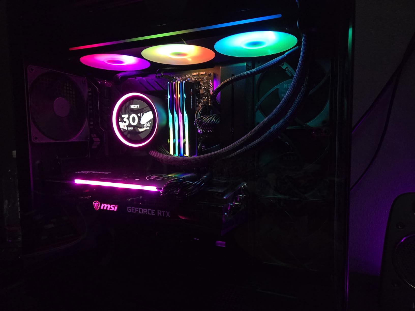G.SKILL Trident Z5 RGB Series DDR5 RAM (Intel XMP 3.0) 32GB (2x16GB) 6400MT/s CL32-39-39-102 1.40V Desktop Computer Memory U-DIMM - Matte Black (F5-6400J3239G16GA2-TZ5RK) customer photo 1