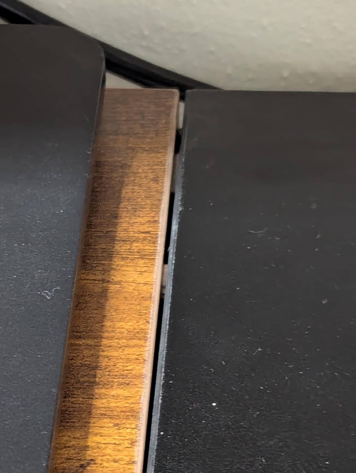 WESTREE Dual Monitor Stand Riser, Wood and Steel Multi-Purpose Desktop Storage Stand for 2 Monitors for Computer, Laptop, Printer, TV, Rustic Brown customer photo 1