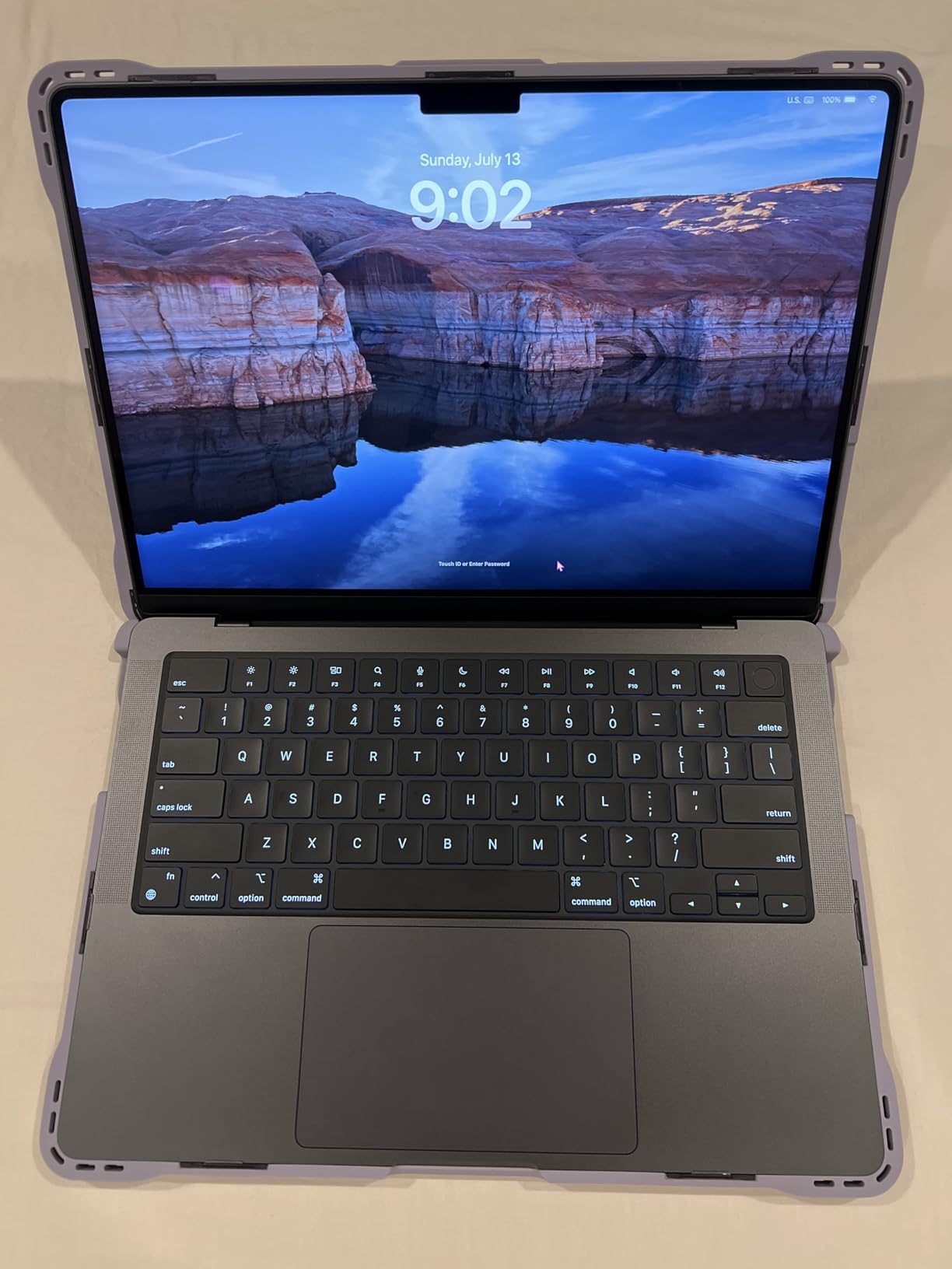 Fintie Rugged Case for MacBook Pro 14 Inch, Gray | A3426 A3427 A3434 A3401 A3185 A3112 A2992 A2918 A2779 A2442, 2021-2026, M5 M4 M3 M2 M1, TPU Bumper, Hard Shell Cover customer photo 2