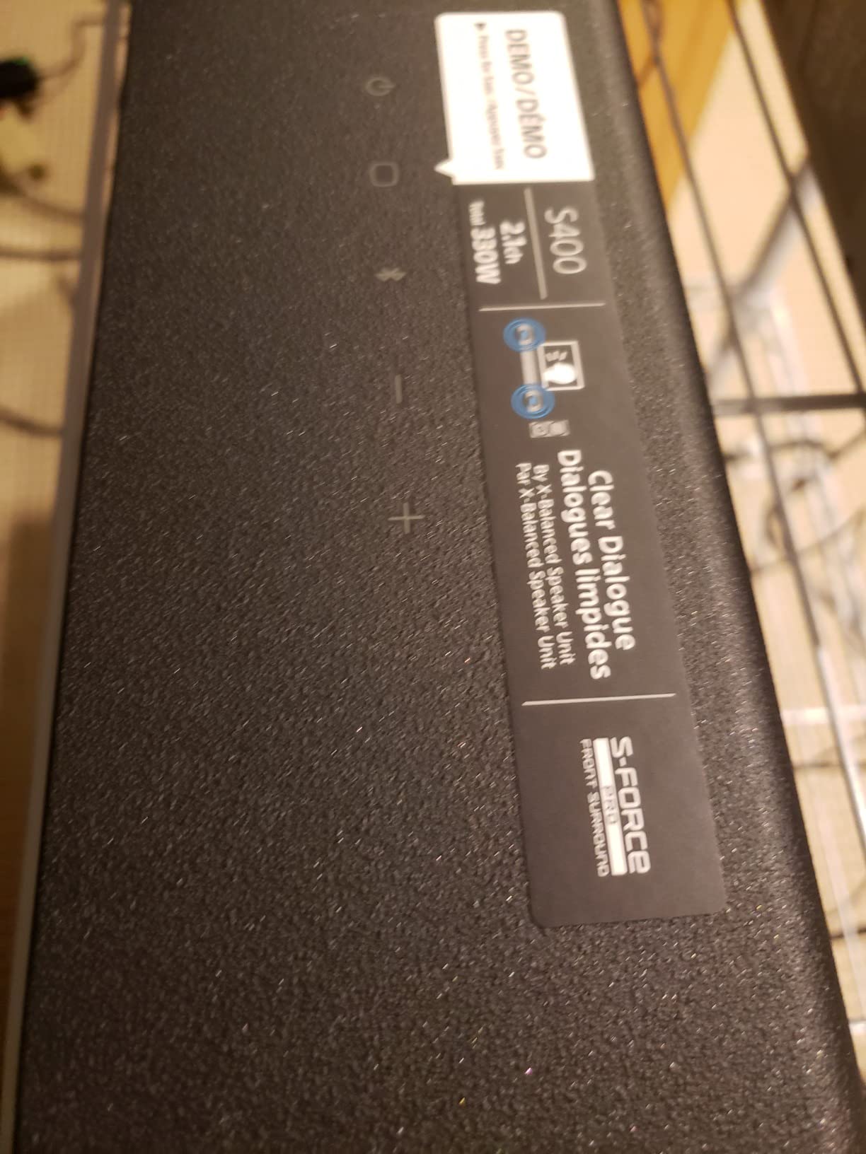 Sony HT-S400 2.1ch Soundbar for TV with Powerful Wireless Subwoofer customer photo 2