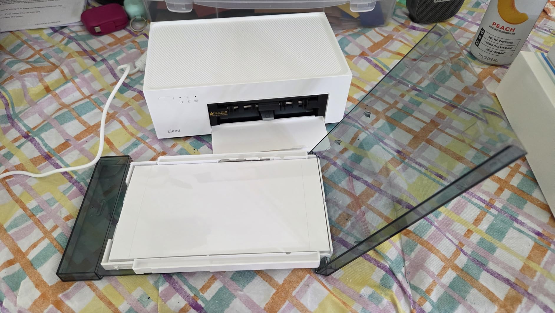 Liene M100 4x6'' Photo Printer, Phone Printer 100 Sheets & 3 Cartridges, Full-Color Photo, Portable Instant Photo Printer for iPhone Android, Thermal Dye Sublimation, Wi-Fi Picture Printer 100 Papers customer photo 1
