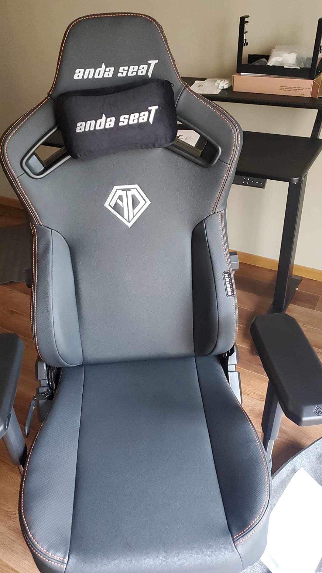 Anda Seat Kaiser 3 Large Gaming Chair for Adults - Ergonomic Black PVC Leather Gaming Seat with Lumbar Support, Comfortable Office Chair with Neck Support - Heavy Duty Wide Computer Seat customer photo 2